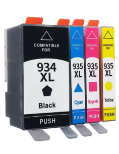 Compatible Pack 4 x Tinta HP 934XL  HP 935XL V.5