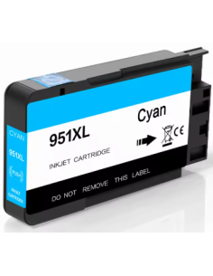 Tinta Compatible HP 951XL V.5 Cyan CN046AE