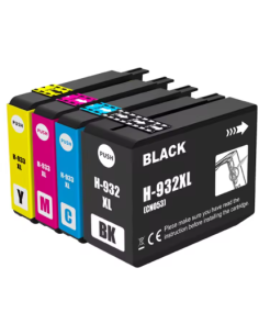 Pack 4 x Tinta Compatible HP 932XL / 933XL
