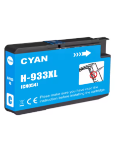 Tinta Compatible HP 933 XL Cyan CN054AE