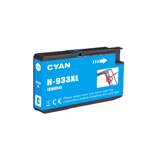 Tinta Compatible HP 933 XL Cyan CN054AE