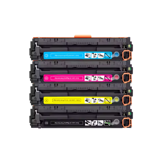 Pack 4 x Toner Compatible HP CF400A CF401A CF402A CF403A