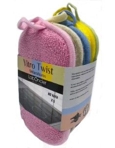 Esponja Pack 5 Unidades Vitro Twist Antiarañazos de Laboncler
