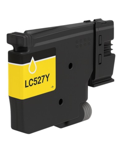 Compatible Brother LC527 Amarillo Cartucho de Tinta Pigmentada LC527Y