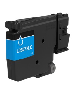 Compatible Brother LC527XL Cyan Cartucho de Tinta Pigmentada