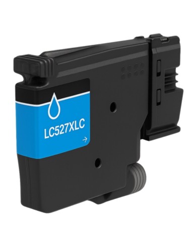 Compatible Brother LC527XL Cyan Cartucho de Tinta Pigmentada