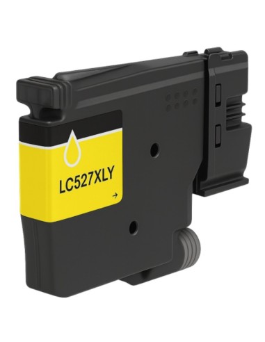 Compatible Brother LC527XL Amarillo Cartucho de Tinta Pigmentada