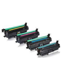 Pack 4 x Toner Compatible HP CE400X / CE401A / CE402A CE403A