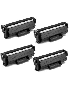 Compatible Pack x4 Brother TN1150 Negro Cartucho de Toner para Brother