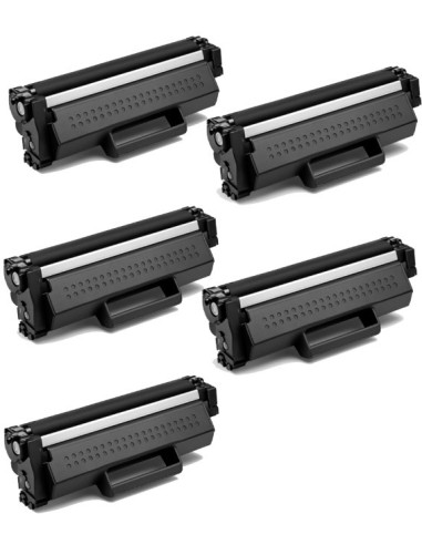Compatible Pack x5 Brother TN1150 Negro Cartucho de Toner para Brother