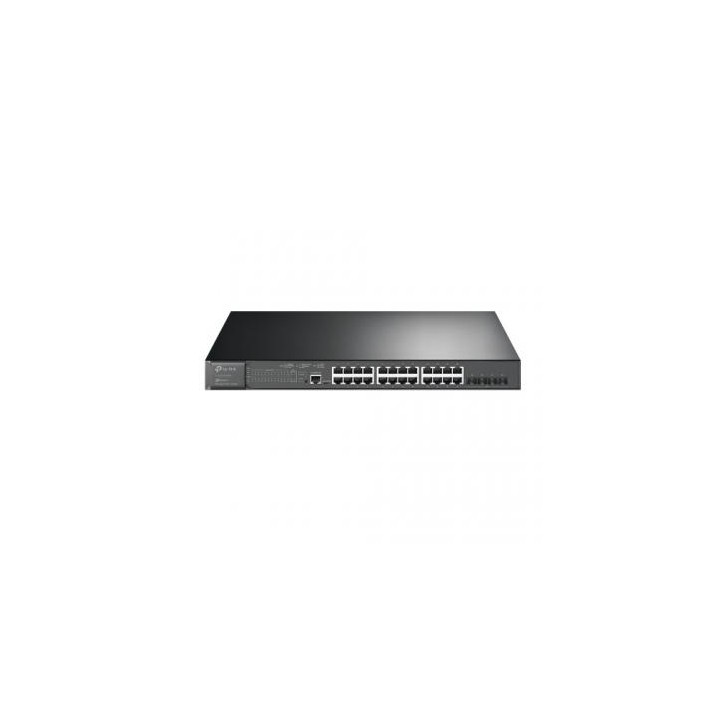 TP-LINK TL-SG3428XMP switch Gestionado L2+ Gigabit Ethernet (10/100/1000) Energía sobre Ethernet (PoE) Negro