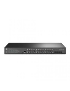 TP-LINK SWITCH ADMINISTRADO JETSTREAM 24 puertos GIGABIT L2 + 4 RANURAS 10GE SFP, OMADA