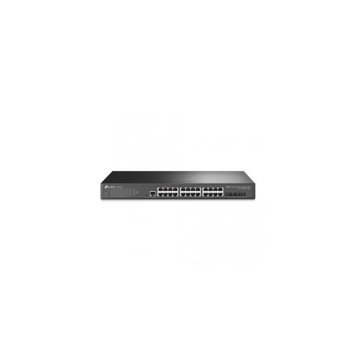 TP-LINK SWITCH ADMINISTRADO JETSTREAM 24 puertos GIGABIT L2 + 4 RANURAS 10GE SFP, OMADA