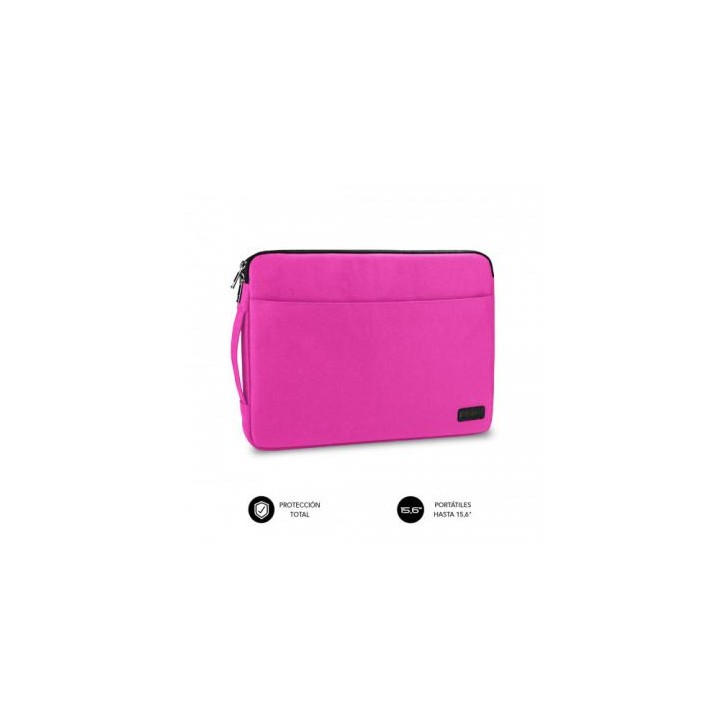 SUBBLIM Funda Ordenador Urban Laptop Sleeve 15,6" Pink