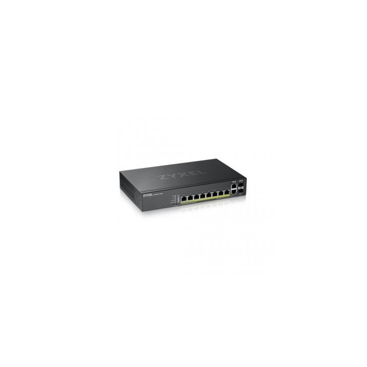 Zyxel GS2220-10HP-EU0101F switch Gestionado L2 Gigabit Ethernet (10/100/1000) Energía sobre Ethernet (PoE) Negro