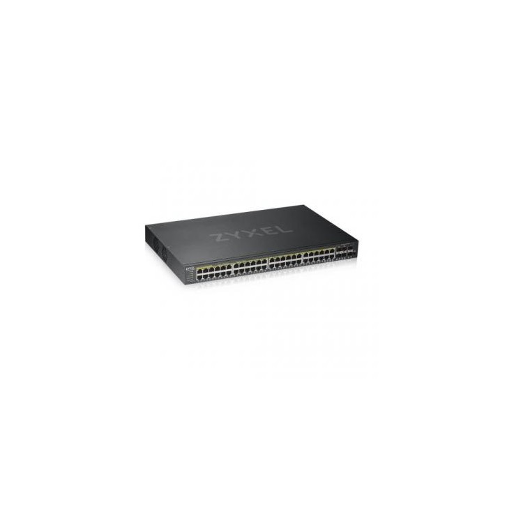 Zyxel GS1920-48HPV2 Gestionado Gigabit Ethernet (10/100/1000) Energía sobre Ethernet (PoE) Negro