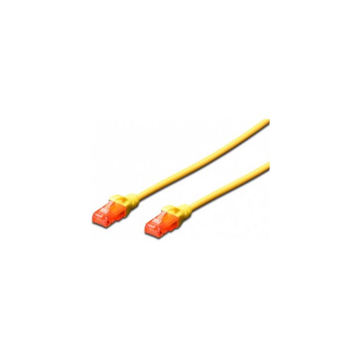 Ewent EW-6U-050 cable de red Amarillo 5 m Cat6 U/UTP (UTP)