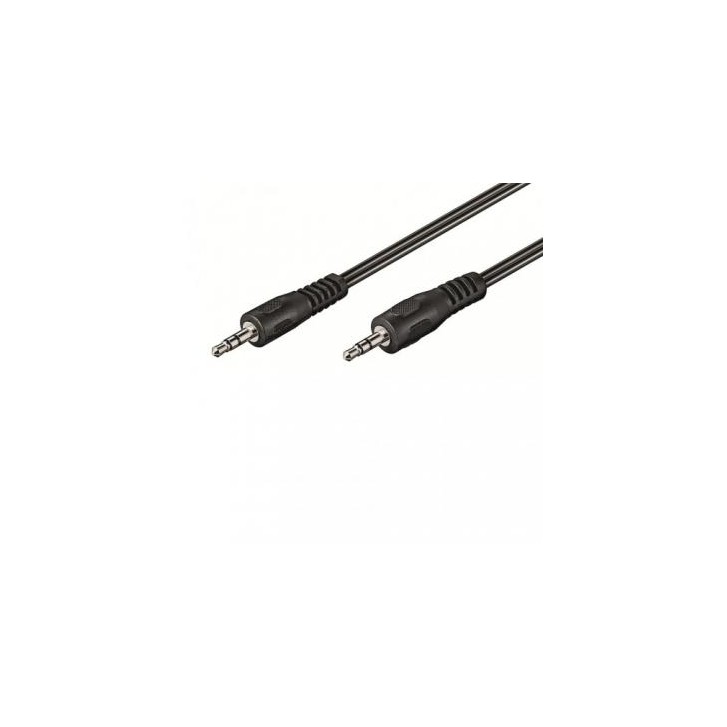 Ewent EW-220101-050-N-P cable de audio 5 m 3,5mm Negro