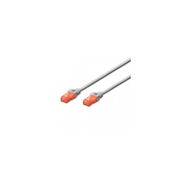Ewent EW-6U-200 cable de red Gris 20 m Cat6 U/UTP (UTP)