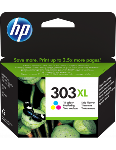 HP 303XL PACK CARTUCHO DE TINTA TRICOLOR HP303XL (T6N03AEABE)