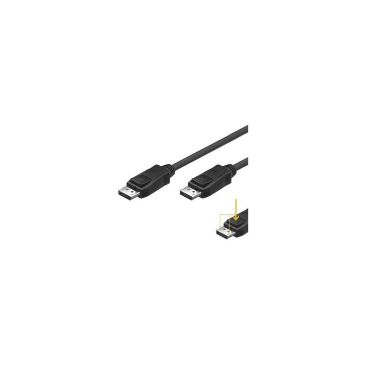 Ewent EW-140100-020-N-P cable DisplayPort 2 m Negro