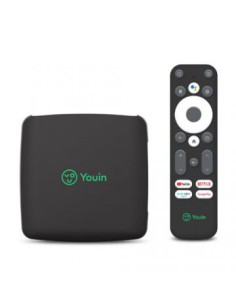 YOUIN RECEPTOR ANDROID TV 4K UHD CON ASISTENTE DE VOZ GOOGLE (EN1040K)