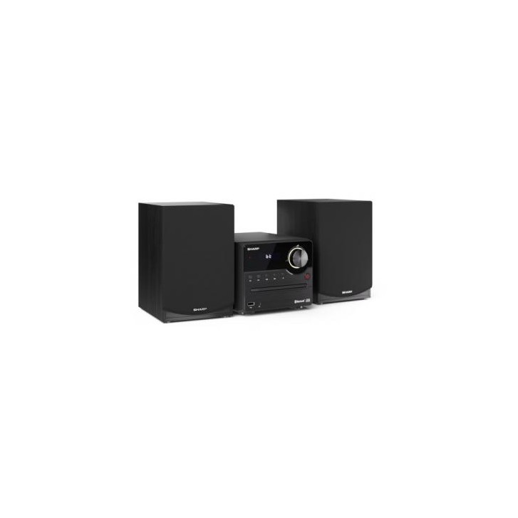 Sharp XL-B512(BK) sistema de audio para el hogar Microcadena de música para uso doméstico 45 W Negro