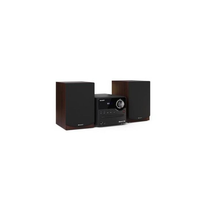 Sharp XL-B512(BR) sistema de audio para el hogar Microcadena de música para uso doméstico 45 W Marrón