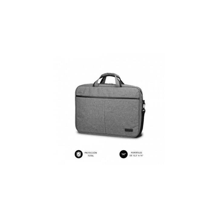 SUBBLIM Maletín Ordenador Elite Laptop Bag 13,3-14" Grey