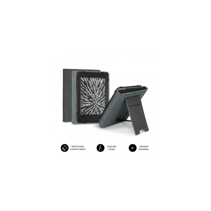 SUBBLIM FUNDA EBOOK CLEVER STAND 6'' GREY