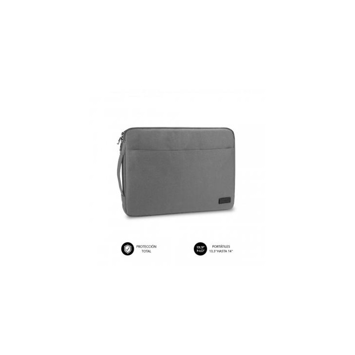 SUBBLIM Funda Ordenador Urban Laptop Sleeve 13,3-14" Grey