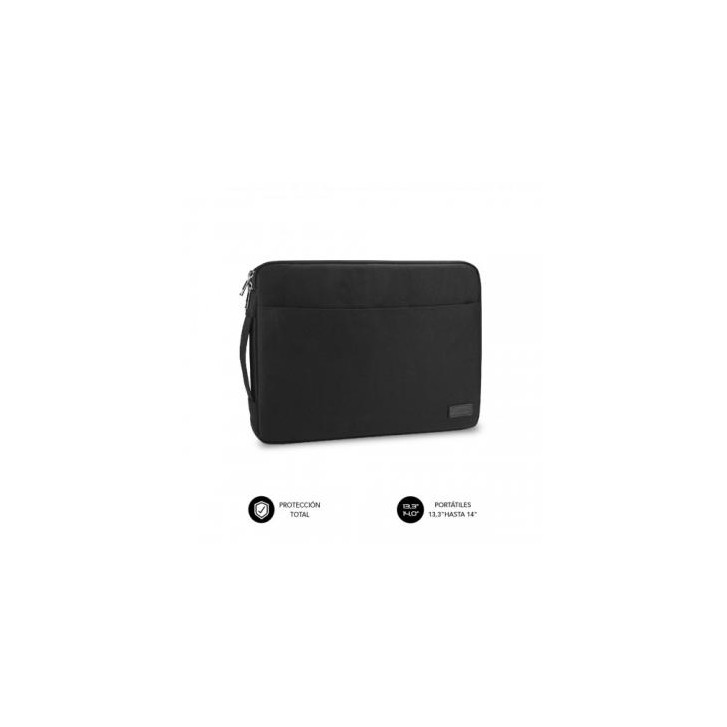 SUBBLIM Funda Ordenador Urban Laptop Sleeve 13,3-14" Black