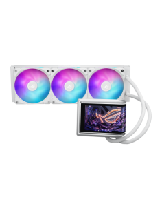 SISTEMA DE REFRIGERACION LIQUIDA ASUS PARA CPU ROG RYUO IV 360 ARGB WHITE EDITION,PANTALLA AMOLED