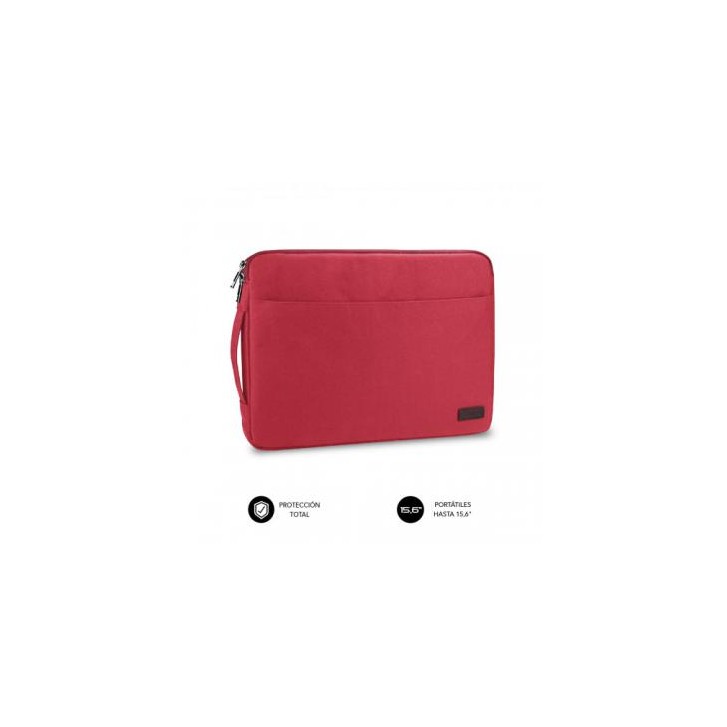 SUBBLIM URBAN LAPTOP SLEEVE 15,6" RED