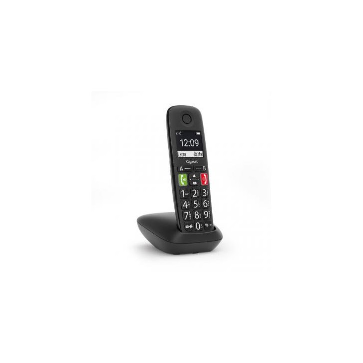 Gigaset S30852-H2901-D201 teléfono Teléfono DECT/analógico Identificador de llamadas Negro