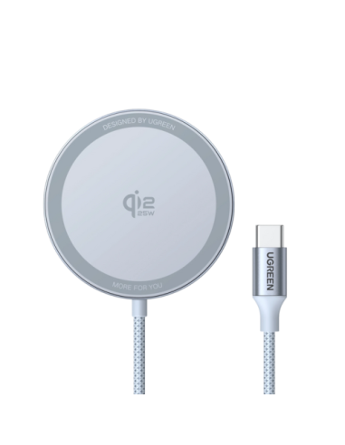 Ugreen MagFlow Smartphone Gris USB Cargador inalámbrico Auto