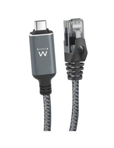 Ewent EC2000 cable de red Negro, Gris 1 m Cat6