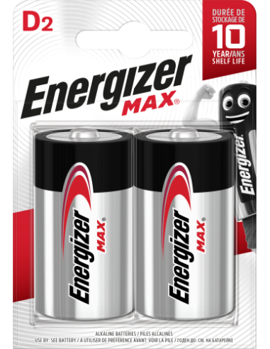 Energizer MAX D Batería de un solo uso Alcalino