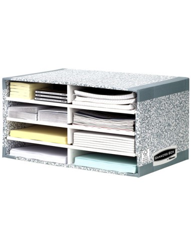 ORGANIZADOR GRIS/BLANCO BANKERS BOX 08750EU