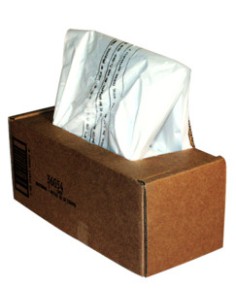 PACK 50 BOLSAS RESIDUOS PARA DESTRUCTORA 75 LITROS FELLOWES 36054