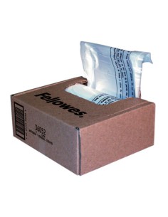 PACK 100 BOLSAS RESIDUOS PARA DESTRUCTORA 28 LITROS FELLOWES 36052