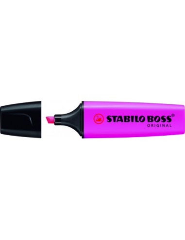 MARCADOR FLUORESCENTE BOSS ORIGINAL TRAZO 2/5MM. LILA STABILO 70/58