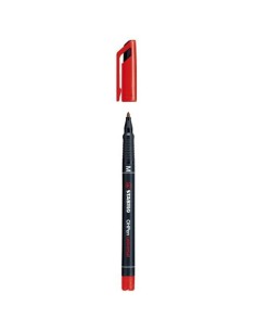 MARCADOR PERMANENTE PUNTA MEDIA OHPEN UNIVERSAL 1MM. ROJO STABILO 843/40
