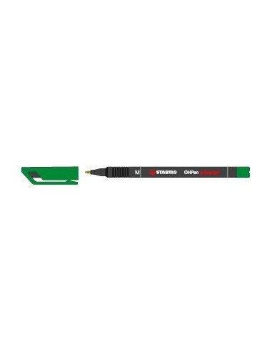 MARCADOR PERMANENTE PUNTA MEDIA OHPEN UNIVERSAL 1MM. VERDE STABILO 843/36