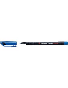 MARCADOR PERMANENTE PUNTA SUPERFINA OHPEN UNIVERSAL 0,4MM. AZUL STABILO 841/41