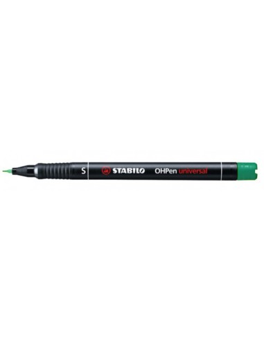 MARCADOR PERMANENTE PUNTA SUPERFINA OHPEN UNIVERSAL 0,4MM VERDE STABILO 841/36