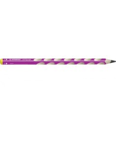 LAPIZ ERGONOMICO EASYGRAPH PARA ZURDOS HB 3,15MM. ROSA STABILO 321/01-HB-6
