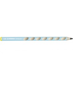 LAPIZ ERGONOMICO EASYGRAPH PARA ZURDOS HB 3,15MM. AZUL STABILO 321/02-HB-6