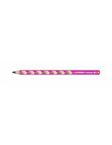 LAPIZ ERGONOMICO EASYGRAPH PARA DIESTROS HB 3,15MM. ROSA STABILO 322/01-HB