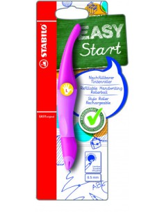 ROLLER ERGONOMICO PUNTA 0,3MM. EASYORIGINAL PARA ZURDOS + RECARGA ROSA STABILO B-46837-3